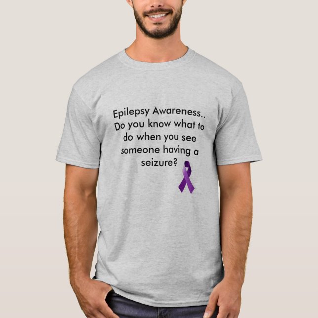 Camiseta Consciência da epilepsia (Frente)