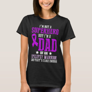 Camiseta Consciência da Epilepsia Guerreiro Epilético Sobre