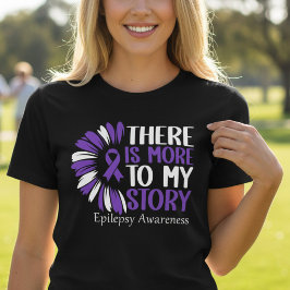 Camiseta Consciência da Epilepsia Mais da Minha História