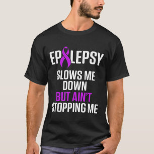 Camiseta Consciência da Epilepsia Me Diminui Guerreiro Epil