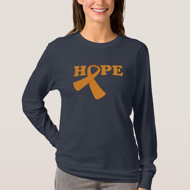 Camiseta Consciência da ESPERANÇA ADD/ADHD com fita (Frente)