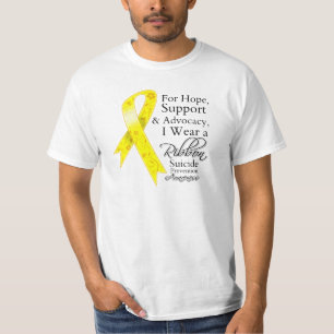 Camiseta Consciência da esperança do apoio da prevenção do