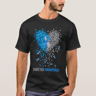 Camiseta Consciência da Família sobre Diabetes Tipo 1