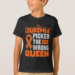 Camiseta Consciência Da Leucemia Imaginou A Má Leucemia Rai