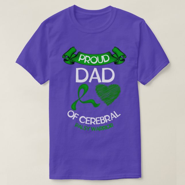 Camiseta consciência da paralisia cerebral1 (Frente do Design)
