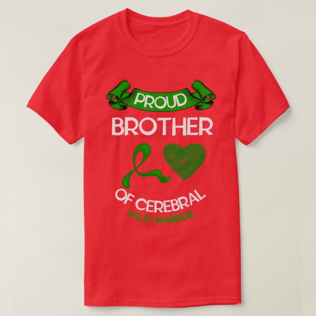 Camiseta consciência da paralisia cerebral4 (Frente do Design)