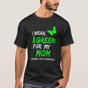 Camiseta Consciência da Paralisia Cerebral Eu Uso Verde Par