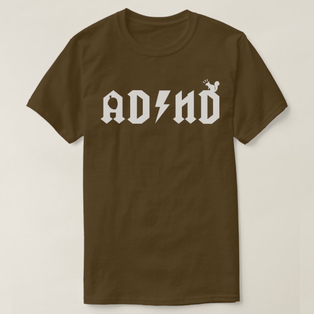 Camiseta Consciência da saúde mental em adolescentes de ADH (Frente do Design)
