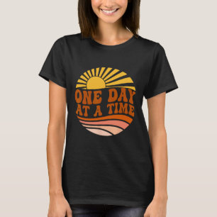 Camiseta Consciência da Saúde Um Dia de Cada Vez Retro Suns