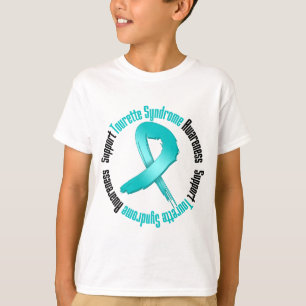 Camiseta Consciência da síndrome de Tourette do apoio