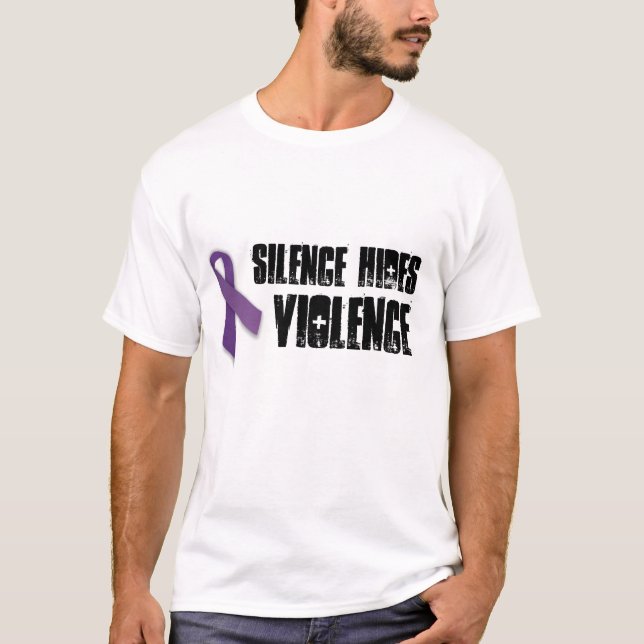 Camiseta Consciência da violência doméstica (Frente)