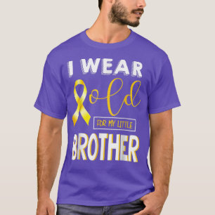 Camiseta Consciência De Cancer Infantil Eu Visto Para Meu P