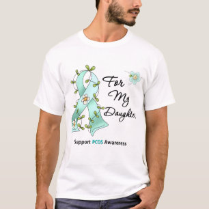 Camiseta Consciência de PCOS eu visto a fita da cerceta