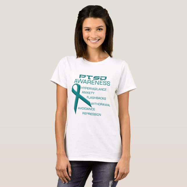 Camiseta Consciência de PTSD (Frente Completa)