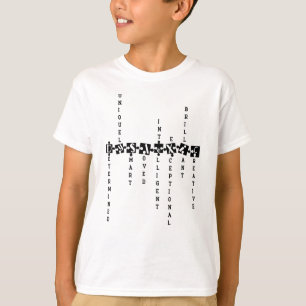 Camiseta Consciência Disléxica, Dislexia Arte Palavra Ins