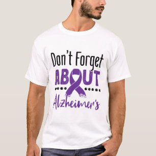 Camiseta Consciência do Alzheimer Não se esqueça do Alzheim