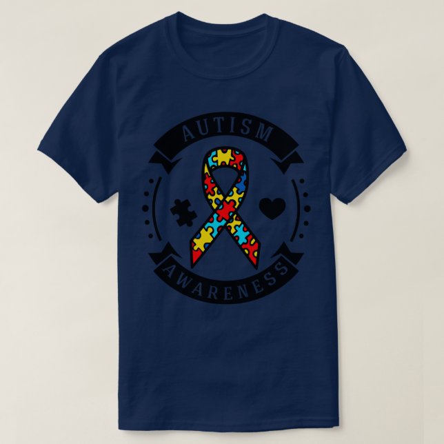 Camiseta Consciência do Autismo (Frente do Design)