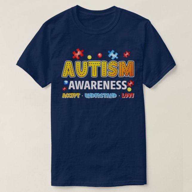 Camiseta Consciência do Autismo (Frente do Design)