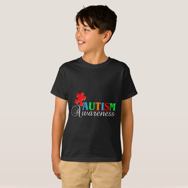 Camiseta Consciência do autismo (Frente Completa)