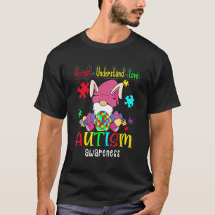 Camiseta Consciência do autismo aceita entender amor Autism