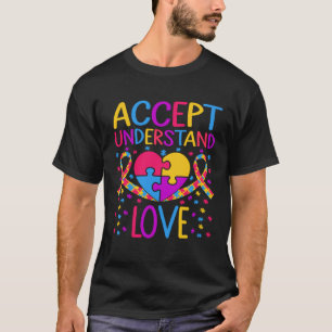 Camiseta Consciência do Autismo - Aceitar Compreender Pull