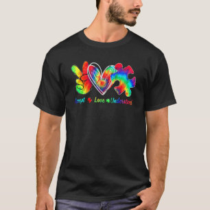 Camiseta Consciência do Autismo Aceite Entenda Ame Autismo 