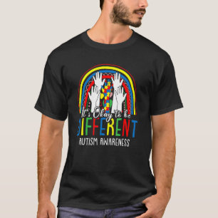 Camiseta Consciência do Autismo Apoio Autista - É Ok Ser