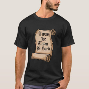 Camiseta Consciência do Autismo Apoio Era O Tismo M Senhor