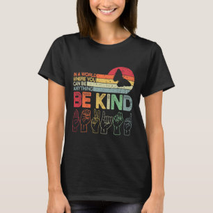 Camiseta Consciência do Autismo Asl Mãe Professora Bondade 