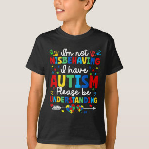 Camiseta Consciência do Autismo Autista Não Estou Me Compor