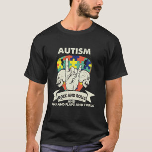 Camiseta Consciência do Autismo Balança Gira Gira Flapa Rod