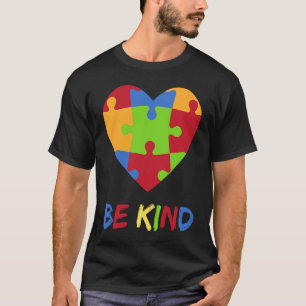 Camiseta Consciência do Autismo Basta Ser Gentil Peça do Qu