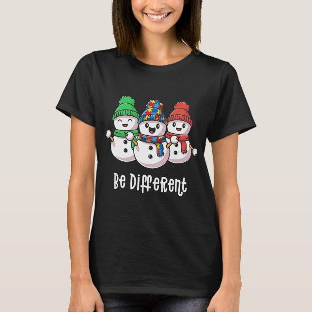 Camiseta Consciência do Autismo de Natal (Frente)