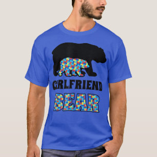 Camiseta Consciência do Autismo do namorada Bear