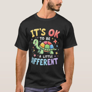 Camiseta Consciência do Autismo É Ok Ser Um Pouco Diferente