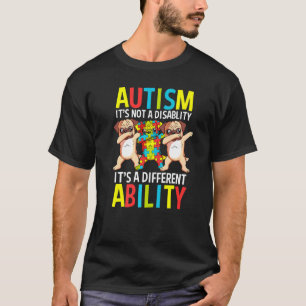 Camiseta Consciência do Autismo É Uma Habilidade Diferente 