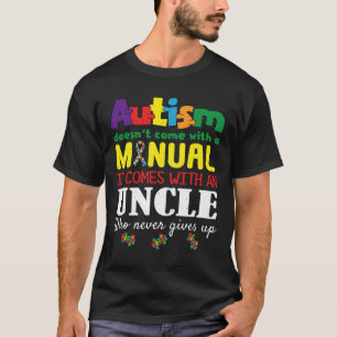 Camiseta Consciência do Autismo Especial do Tio Quebra-cabe