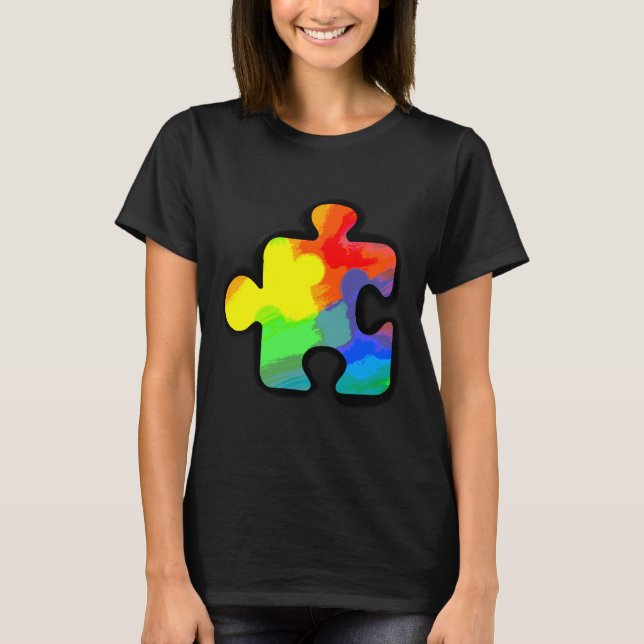 Camiseta Consciência do Autismo essencial (Frente)