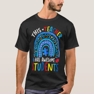 Camiseta Consciência do Autismo Esta Professora Tem Aluno I