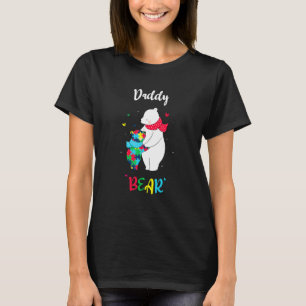 Camiseta Consciência do Autismo Eu Amo Alguém Com Urso de A