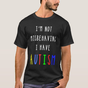 Camiseta Consciência do Autismo Eu Tenho Autismo Para Crian