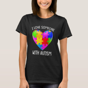 Camiseta Consciência do Autismo Família Correspondente Eu A