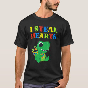 Camiseta Consciência do Autismo Filho Autista Eu Roubo Cora