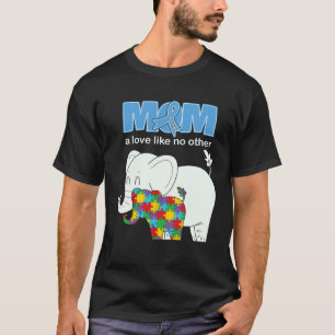 Camiseta Consciência do Autismo Mãe Amor Orgulhosa Filho(a)