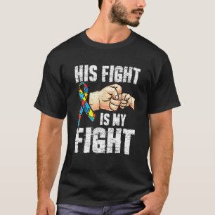Camiseta Consciência do Autismo Mãe Pai do Autismo Sua Luta