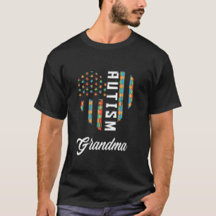 Camiseta Consciência do Autismo Neto Autista Orgulhoso Auti