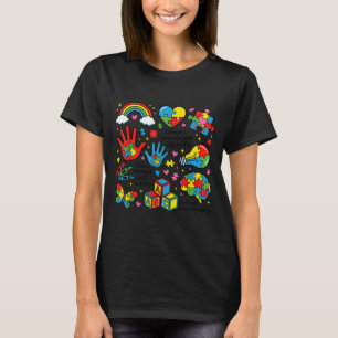 Camiseta Consciência do Autismo Neurodiversidade ASD Homens