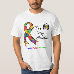 Camiseta Consciência do autismo para meu neto