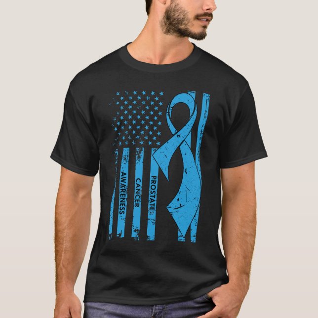 Camiseta Consciência do Cancer da Próstata (Frente)