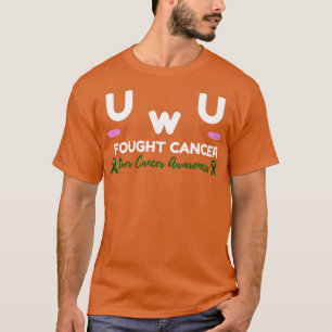Camiseta Consciência do câncer de figado Eu Lutei Contra o